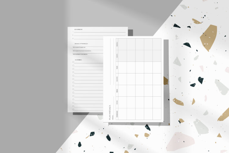 Wkład – Planner miesięczny