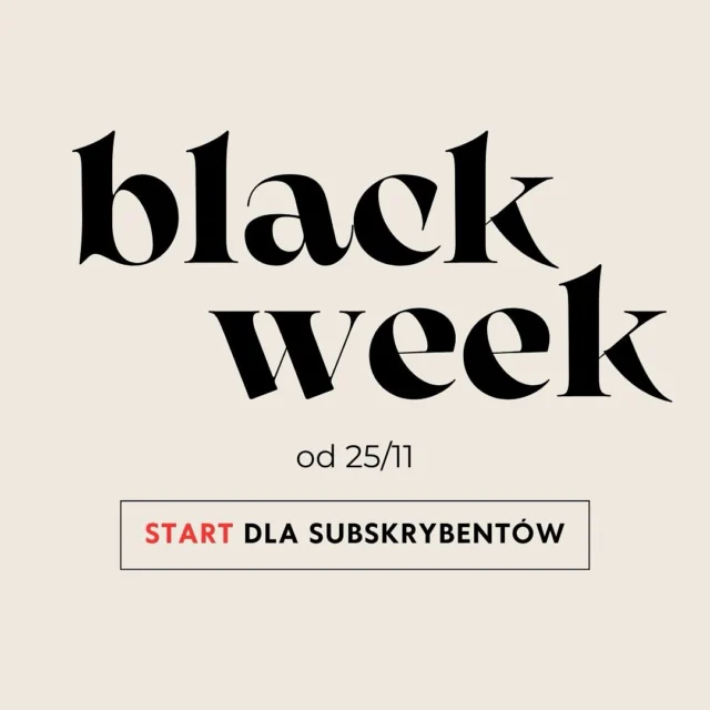 ✨ Black Friday dla Subskrybentów! ✨🌟 PROMOCJA -15% na wszystkie:
📒 Plannery
🖊 Notesy
📷 Albumy
🎨 Obrazy💖 Personalizacja okładek plannerów: tylko 5 zł!🎁 Specjalny prezent dla naszych subskrybentów:
Masz szansę skorzystać z promocji jeszcze przed Black Friday i zrobić zakupy bez pośpiechu!🔔 Nie jesteś jeszcze subskrybentem?
To idealny moment, aby dołączyć!
➡️ Zapisz się na naszą listę subskrybentów i otrzymaj dostęp do rabatów już teraz + dostęp do wyjątkowych promocji na co dzień.👉 Kliknij w link w bio, aby zapisać się i odebrać swój kod rabatowy!💌 Dziękujemy, że jesteście z nami.#BlackFriday #Plannery #Promocja #Personalizacja #PlanYourLife #EkskluzywnyRabat